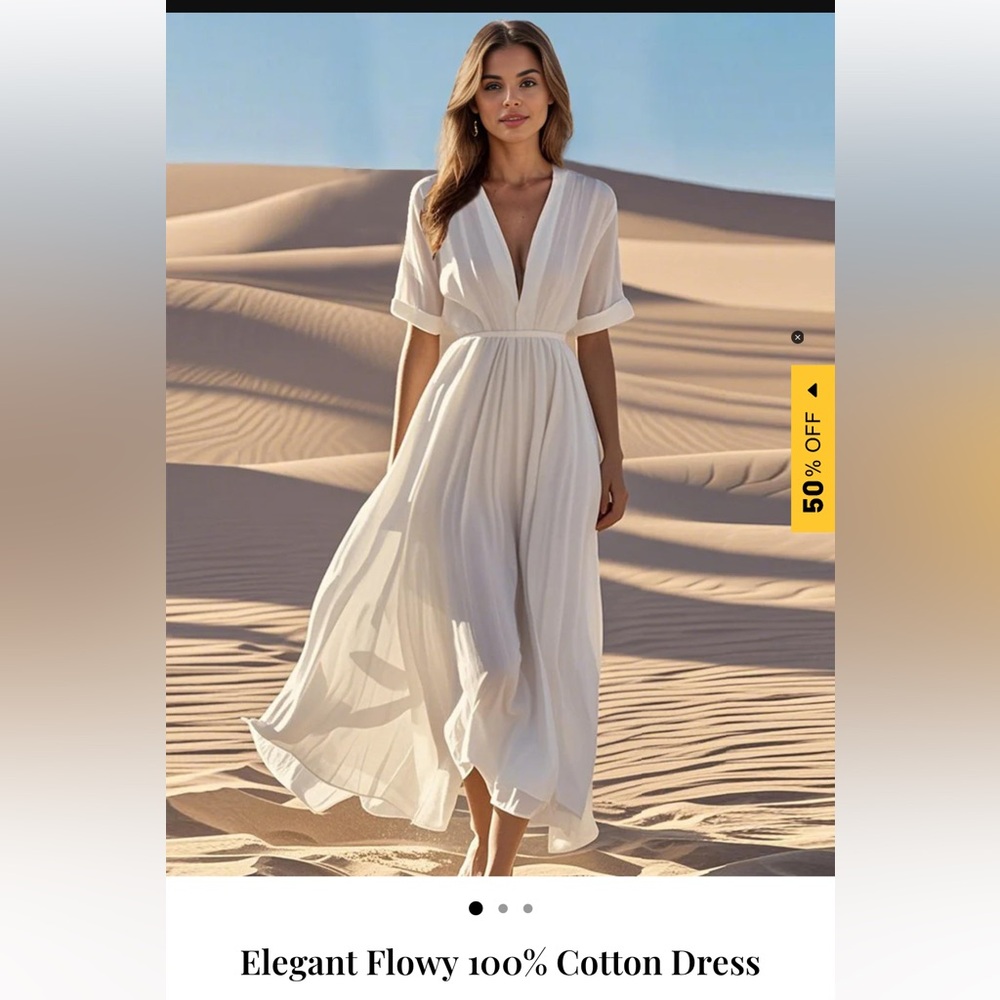 Chic White Maxi Dress
